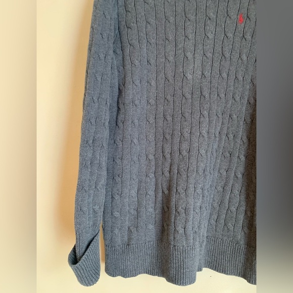 Ralph Lauren Sport gray Cable Knit Sweater Size large
Turtleneck - Picture 2 of 5
